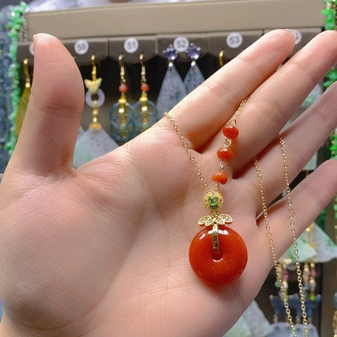 颈饰未镶嵌翡翠翡翠