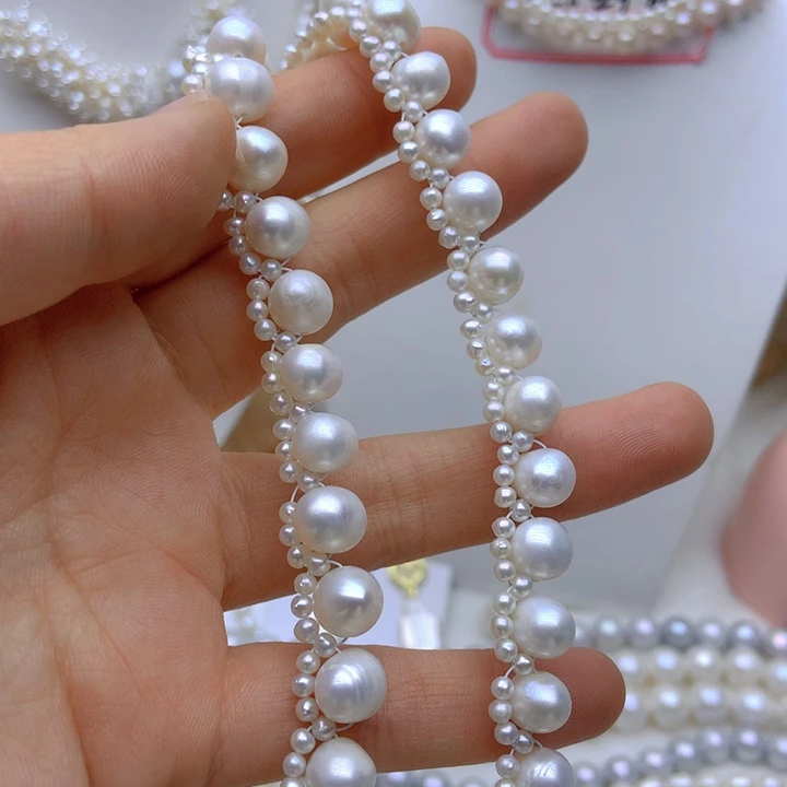 淡水珍珠颈饰未镶嵌卡*拉