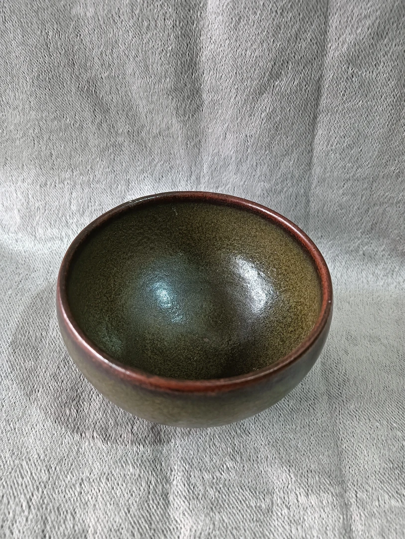 仿古绿鹧鸪斑高温钧瓷品茗杯