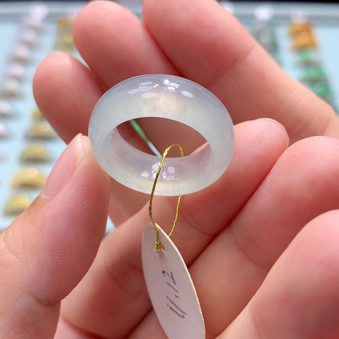 未镶嵌戒指翡翠11圈