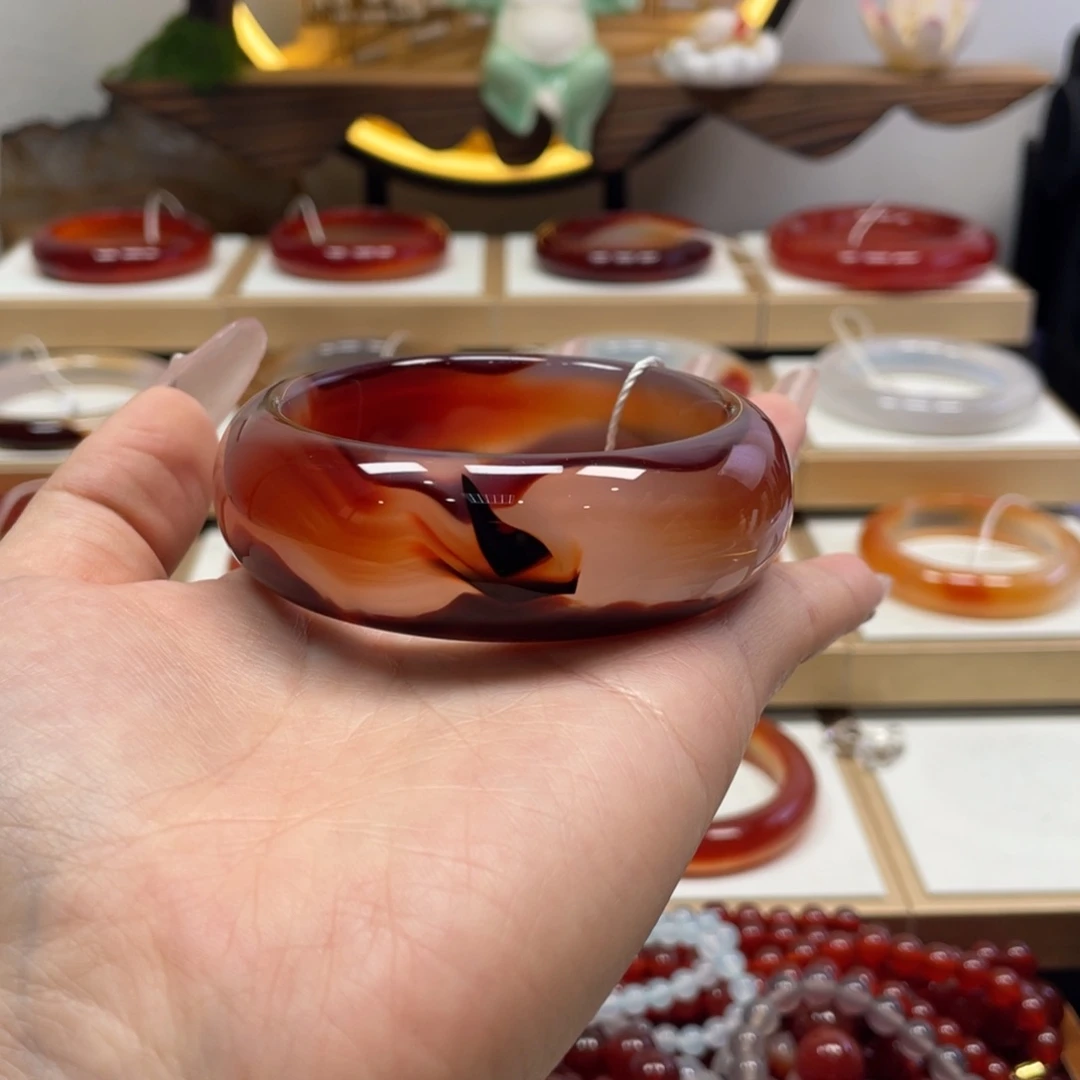 玛瑙/玉髓未镶嵌手镯