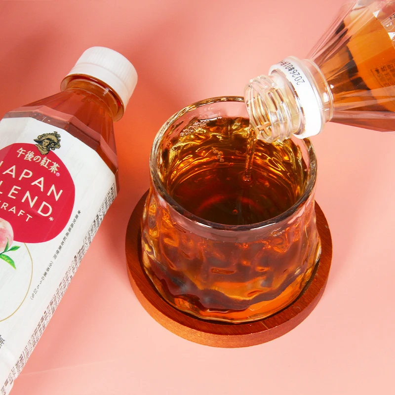 日本原装进口KIRIN麒麟午后红茶无糖白桃红茶饮料瓶装500ml