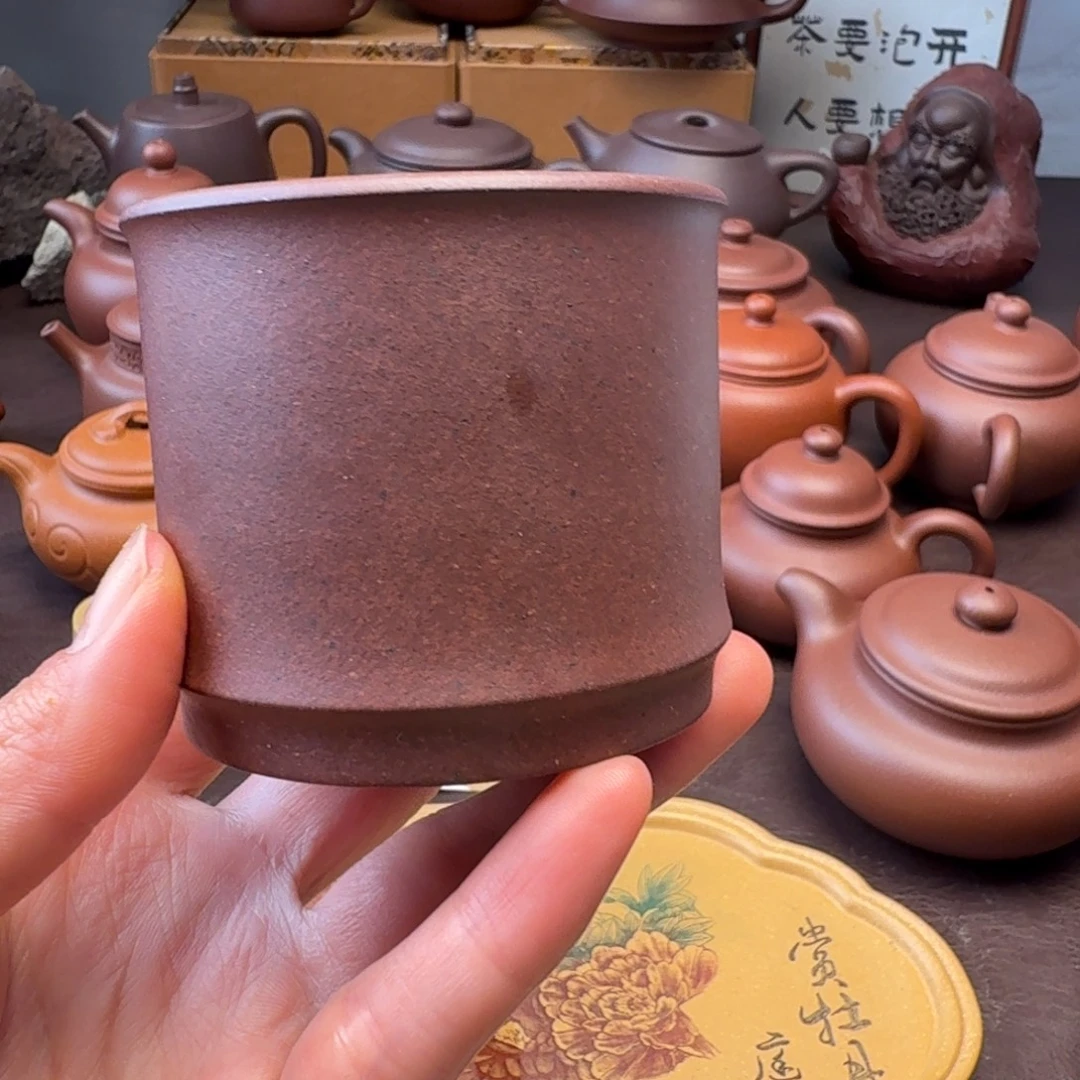 紫砂茶壶特练紫泥  主人杯140