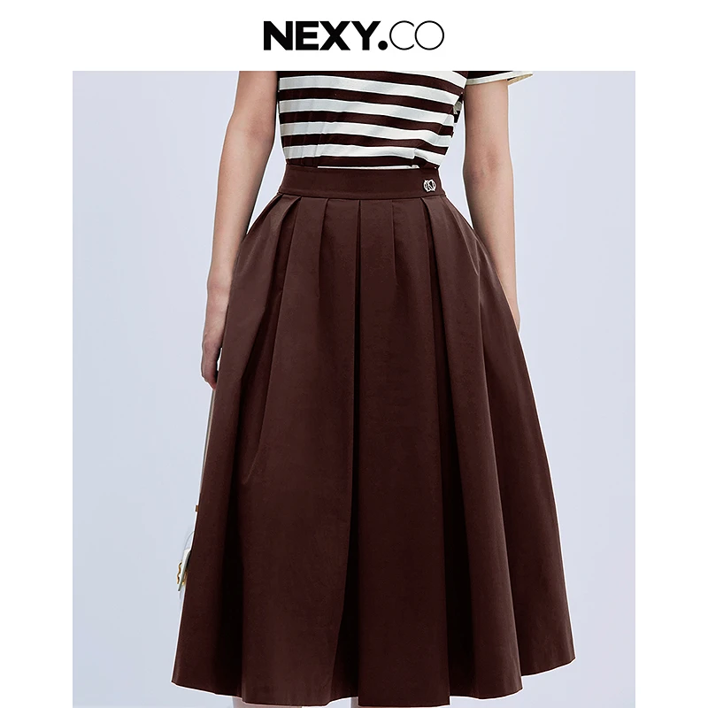 【清波严选】NEXY.CO/奈蔻半裙|奢级|气质|温婉|大气|XW01404B7