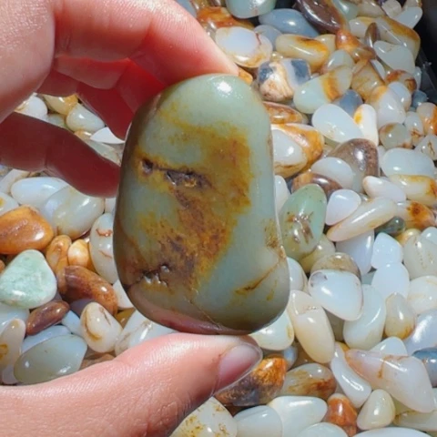 和田玉（糖玉）手链未镶嵌18