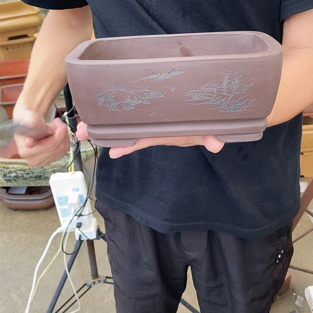 紫砂花盆紫砂花盆