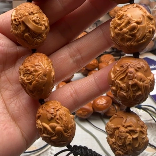 囧****手串橄榄核橄榄雕工艺品