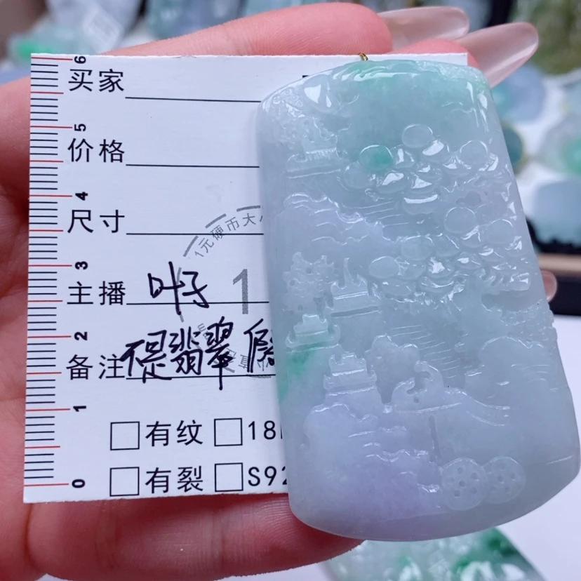 【闪购商品】翡翠未镶嵌颈饰