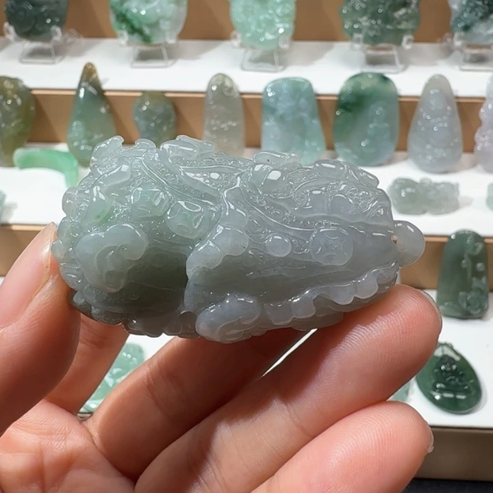 翡翠未镶嵌项链翡翠