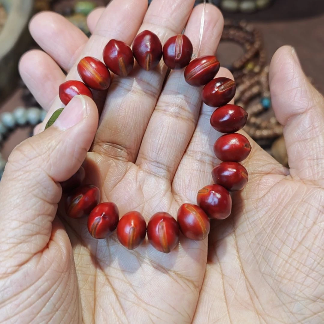 *****紫金鼠吊坠红木鱼手串