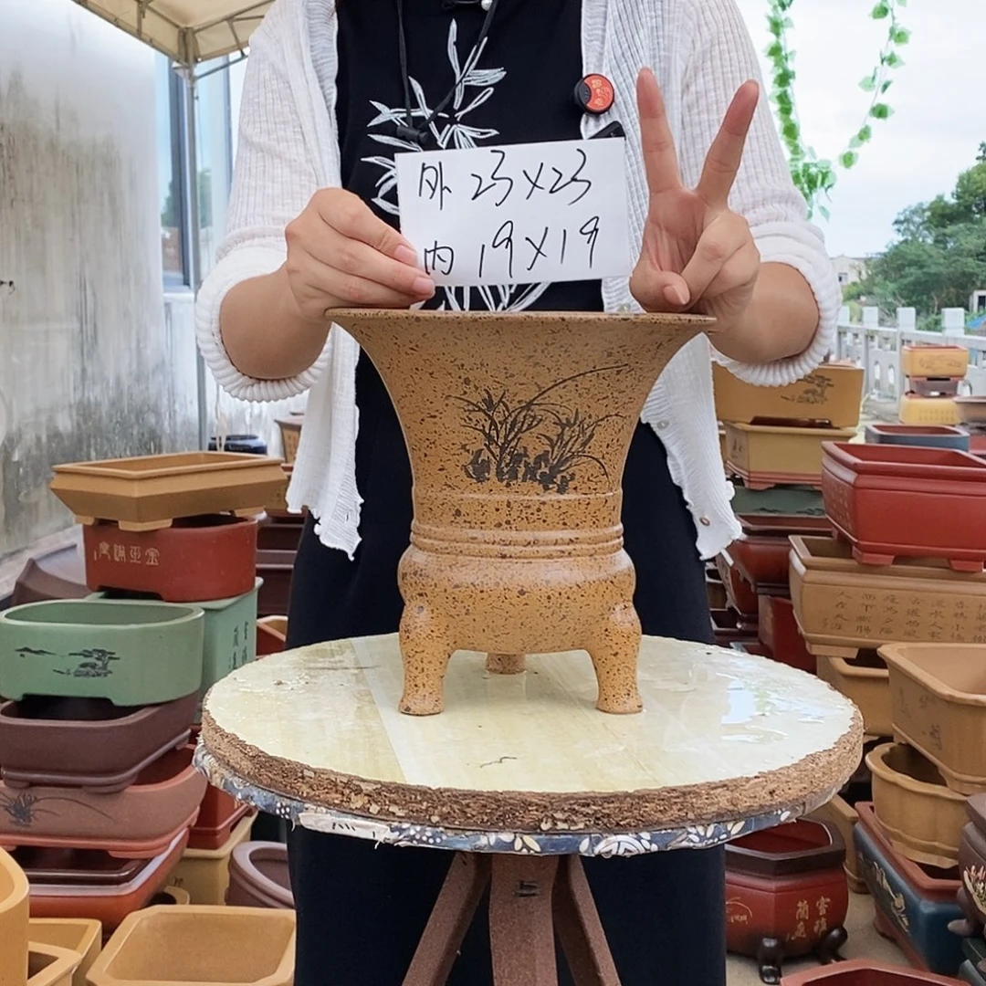 紫砂花盆紫砂花盆