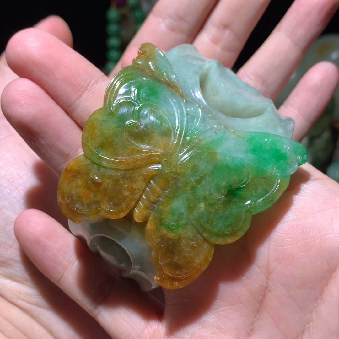 翡翠挂件未镶嵌儿*爹