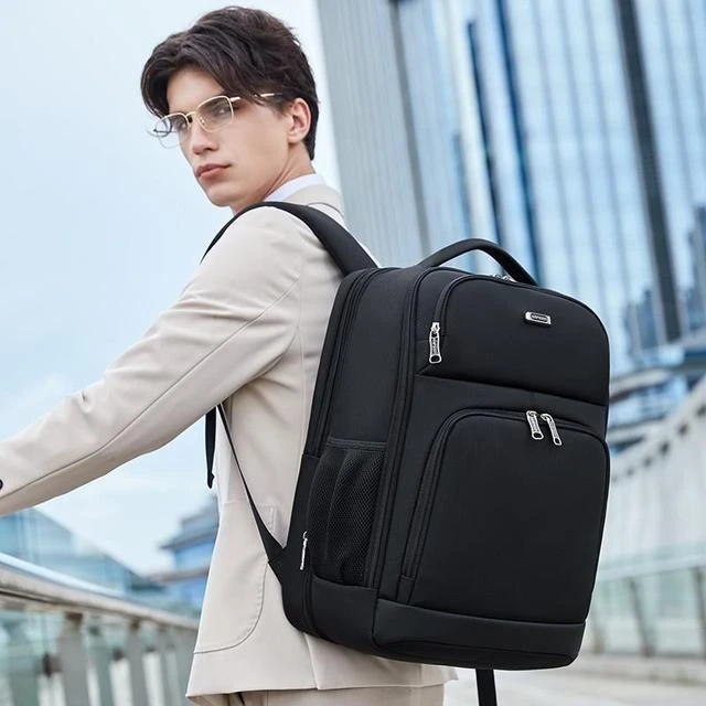 新款男士出行双肩包男商务休闲多功能旅行包大容量背包电脑包男款