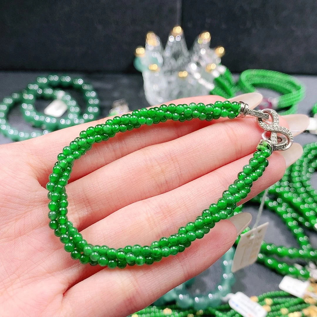 翡翠未镶嵌手链手链