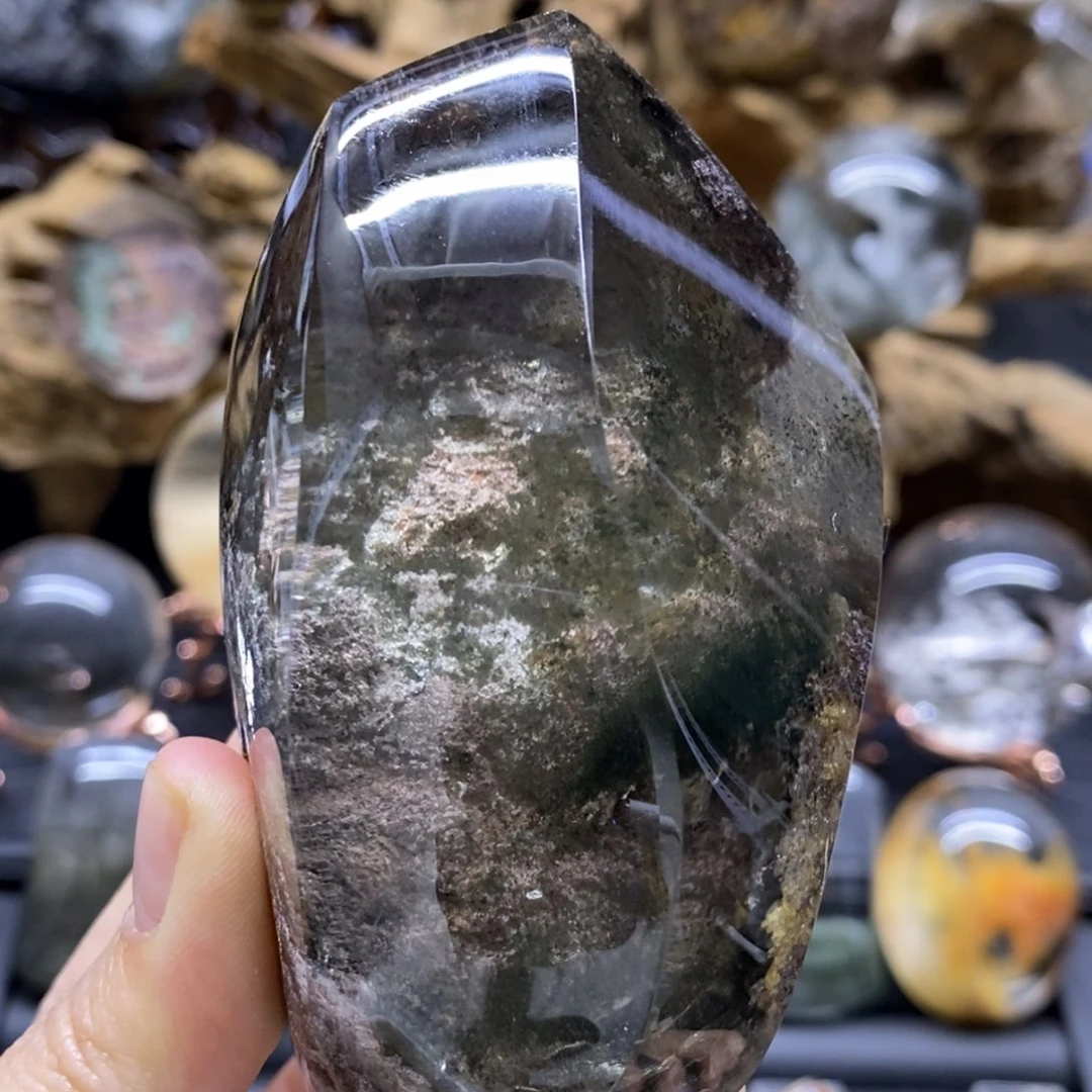 水晶未镶嵌珠宝半成品