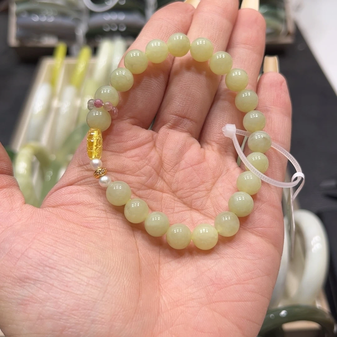 和田玉未镶嵌手链