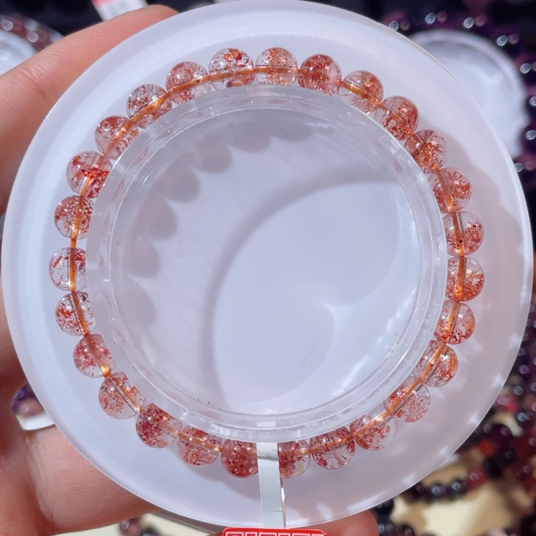 未镶嵌手链水晶芬达金草莓6.8