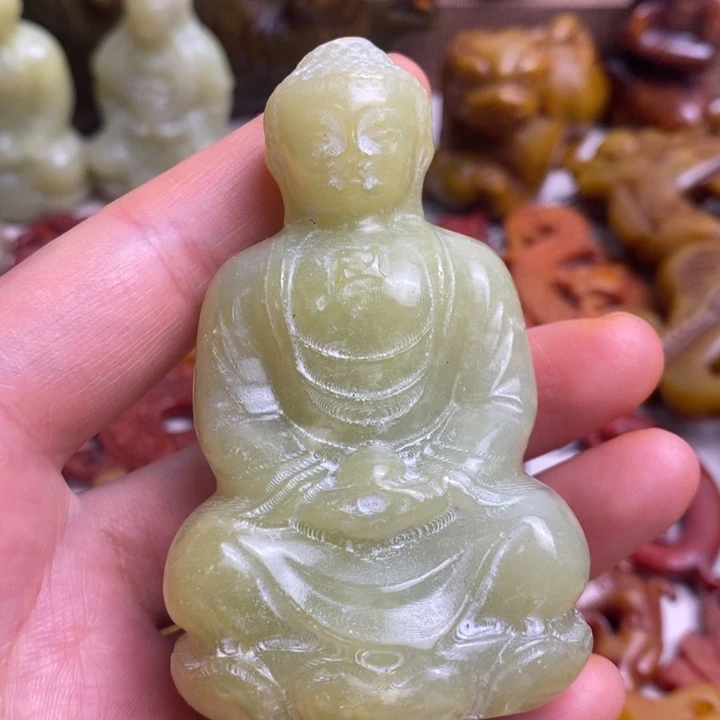 未镶嵌蛇纹石玉颈饰
