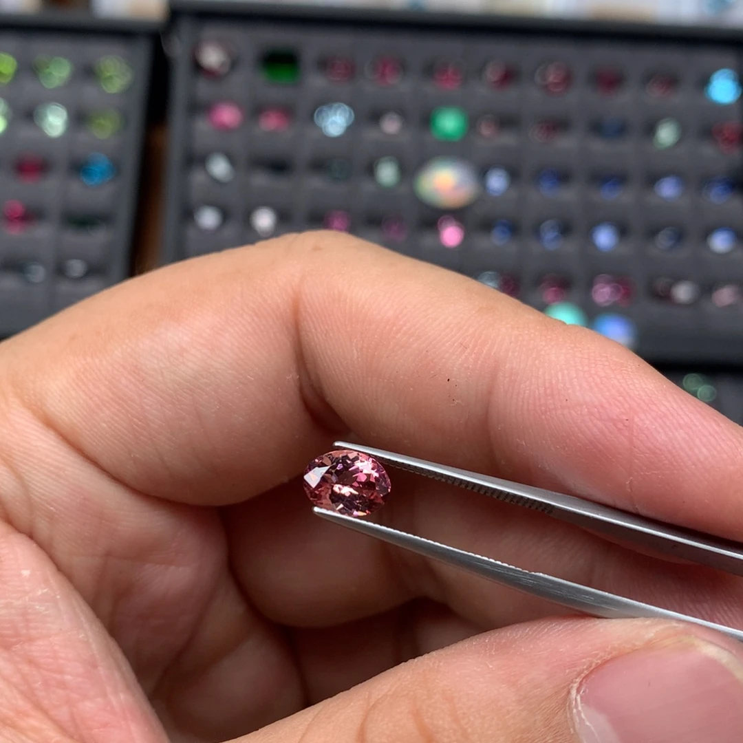 碧玺裸石未镶嵌1.16ct粉碧玺