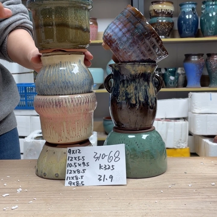 紫砂花盆多肉花盆微瑕68