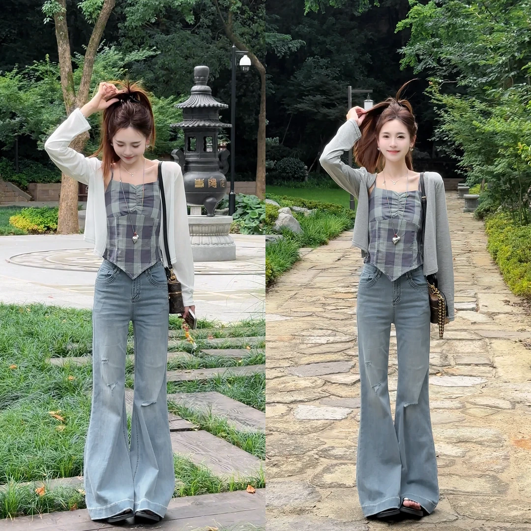 【纯欲甜妹】丸子璐夏季新款时尚休闲套装预WZLX5TZ2160A