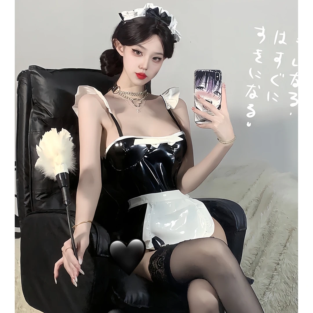 纯欲甜辣二次元女仆角色扮演性感厨娘女佣连体衣性感显瘦睡衣制服