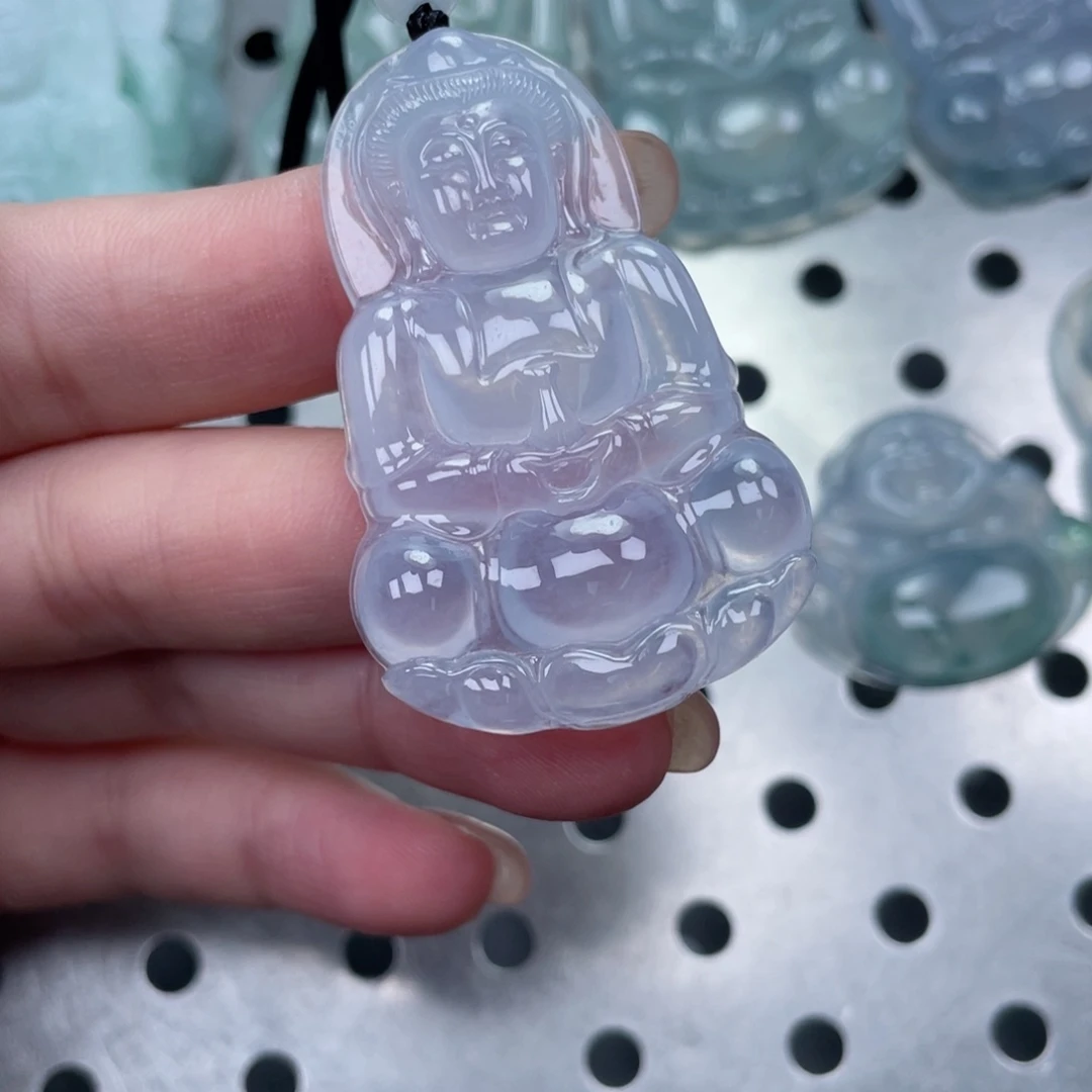 翡翠颈饰未镶嵌观音