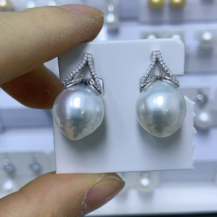 【闪购商品】海水珍珠耳饰未镶嵌悠****?