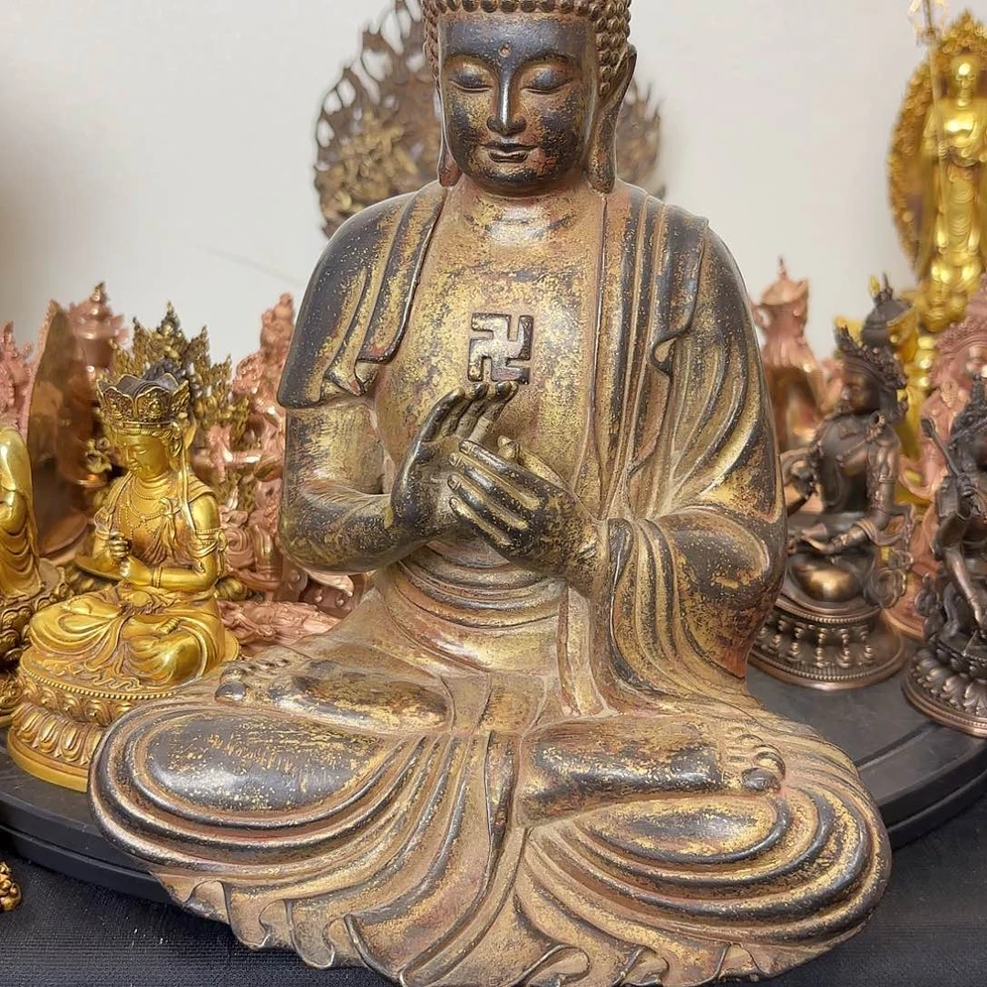 乔*大日如来黄铜摆件