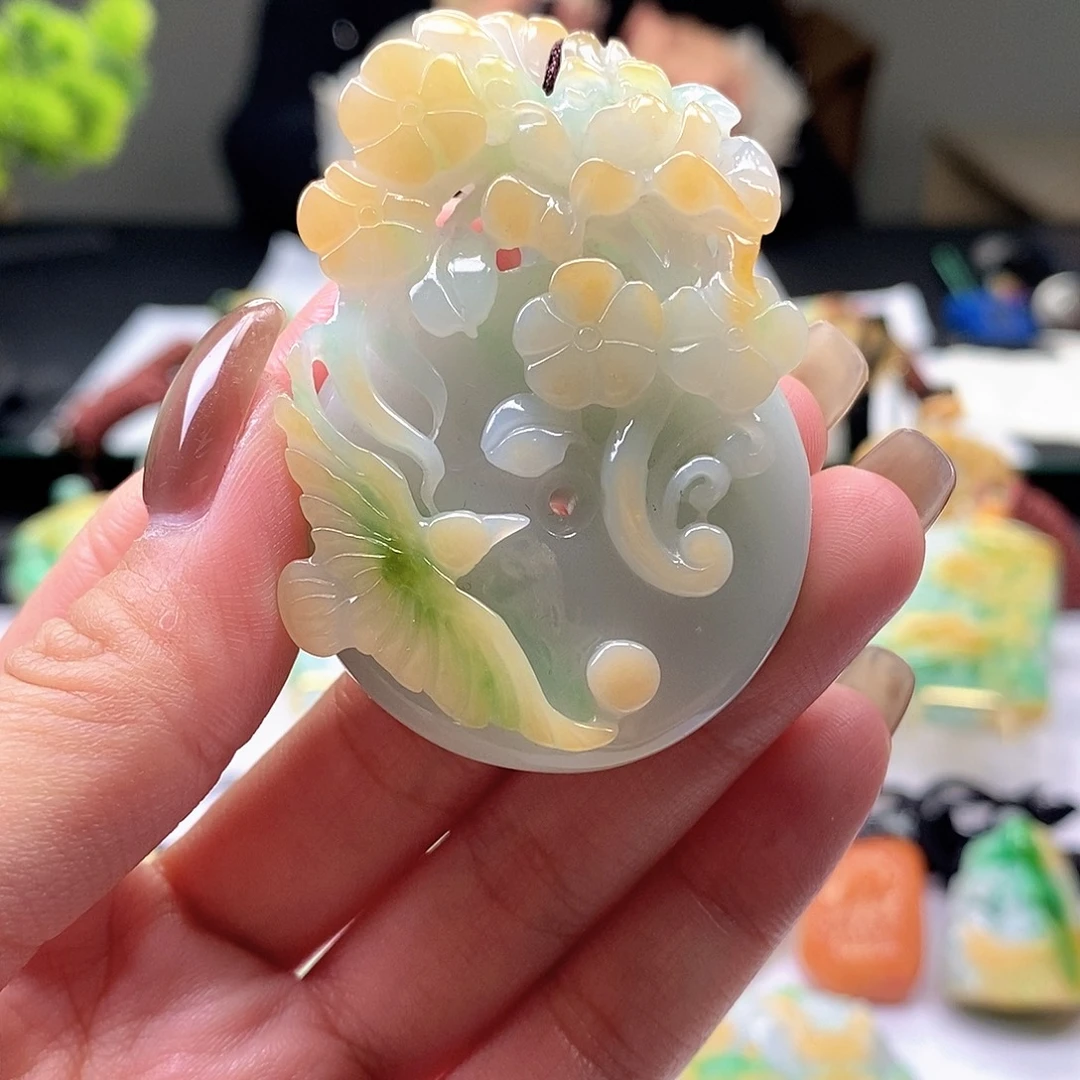 定制翡翠未镶嵌翡翠A货