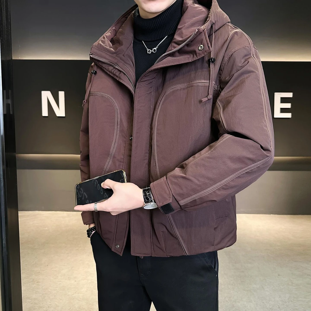 秋冬季新款羽绒服男款爆款2025新款正品男士时尚保暖百搭连帽男装