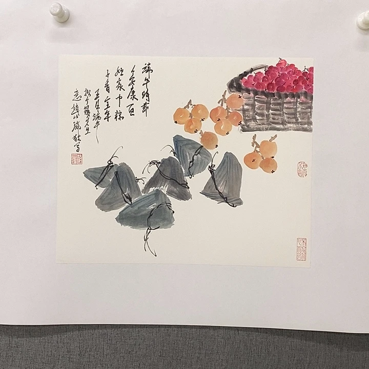 国画手绘手写作品184