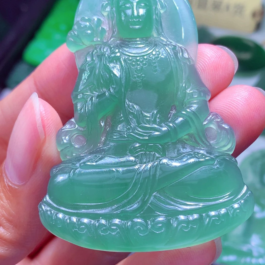 流***柳定制翡翠未镶嵌天然