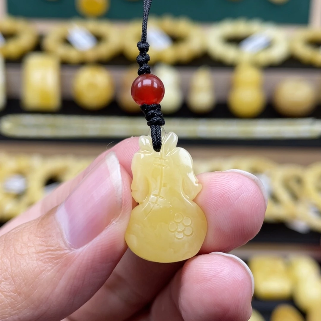 琥珀裸石未镶嵌琥珀蜜蜡