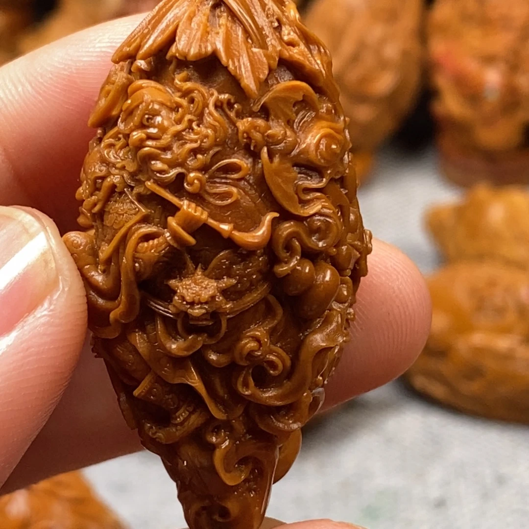 魚***生手串/手链橄榄核核雕