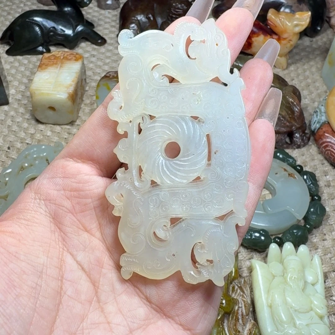 吊坠白玉菩提挂件