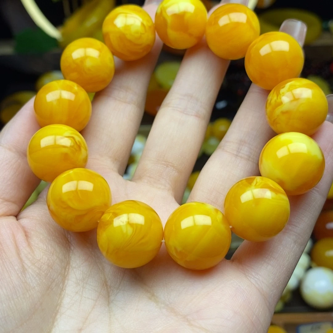 佛***说老蜡色精品手串18一件