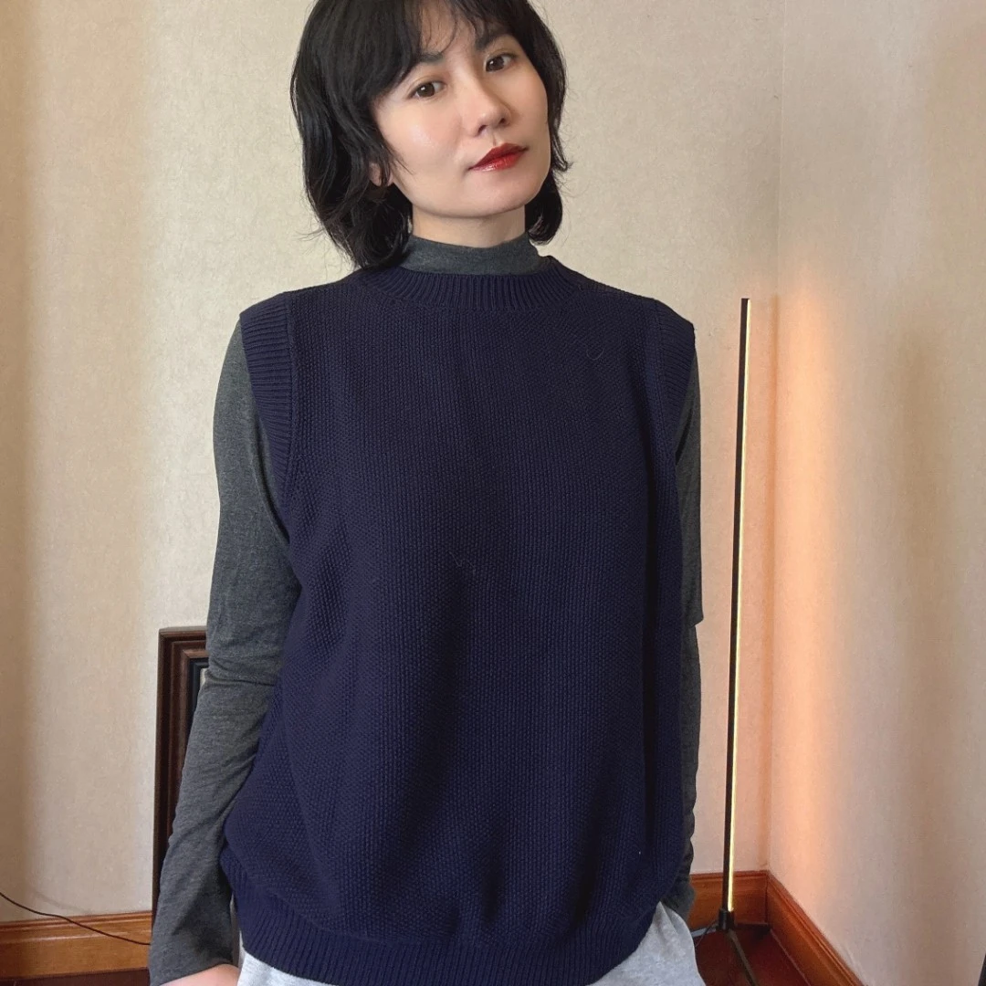 出口日本 百搭 显瘦 羊毛 马甲