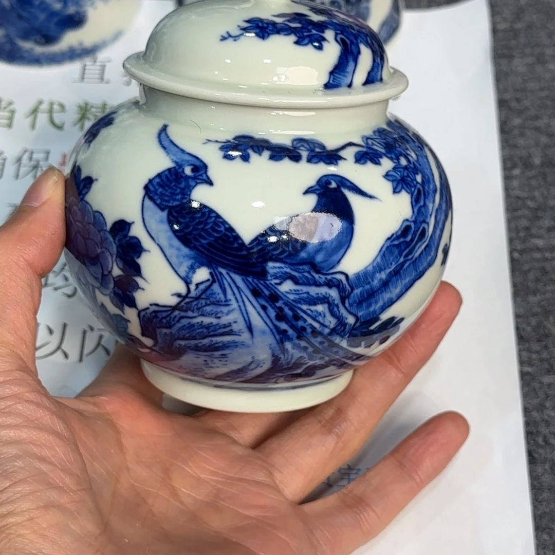 杯子瓷当代仿古精品全手工