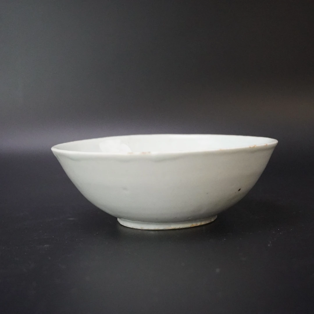 Lot.25120056明晚期青花寿字纹碗 高：约4.5cm直径：约13.4cm