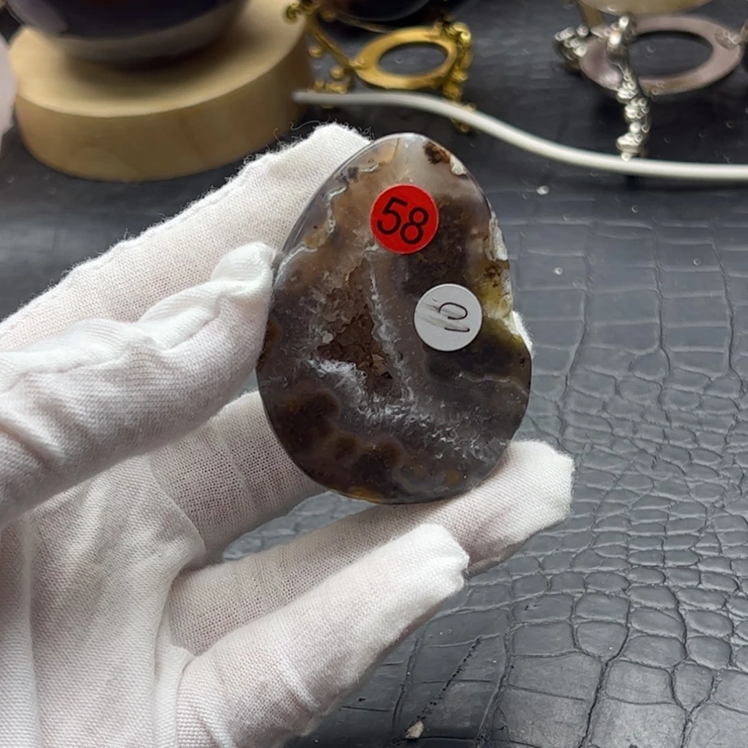 水晶珠宝半成品未镶嵌龙蛋58