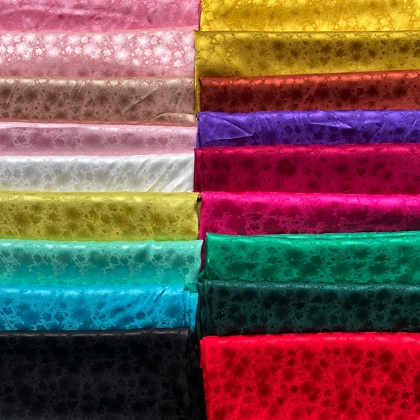 水仙花提花柔软亲肤弹力提花衬衫连衣裙布料