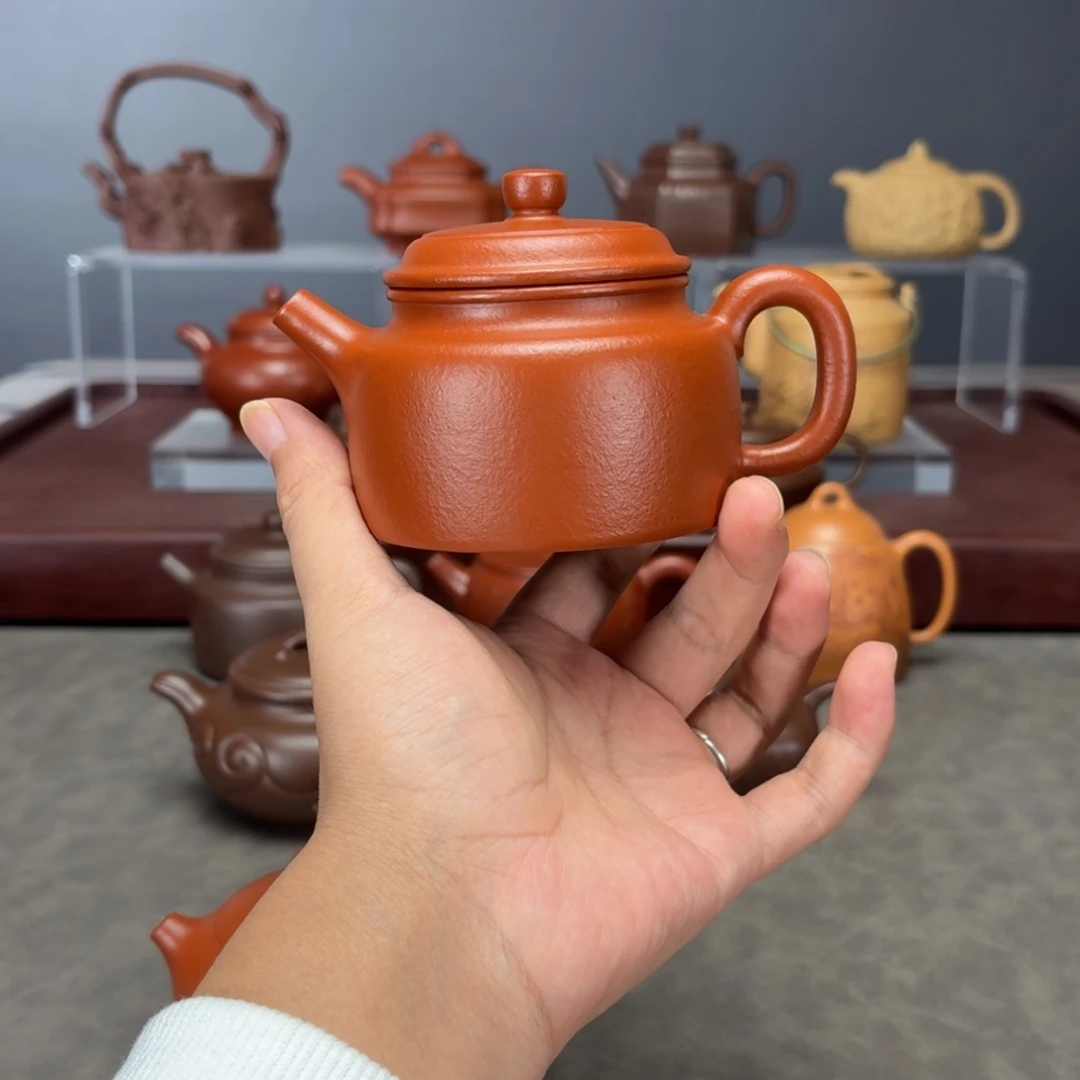 茶壶紫砂德中200CC朱泥