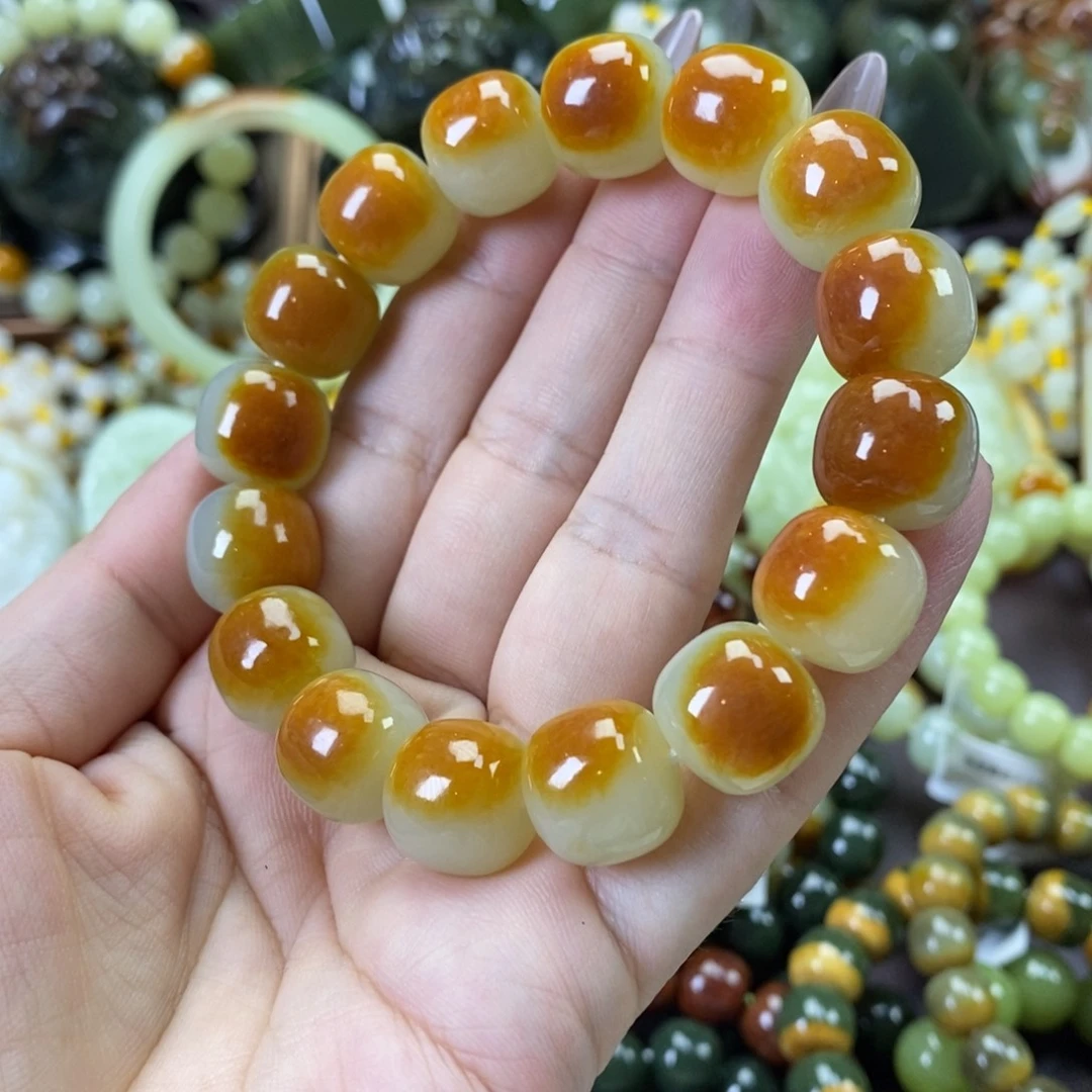 未镶嵌手串透闪石质玉陈*劢