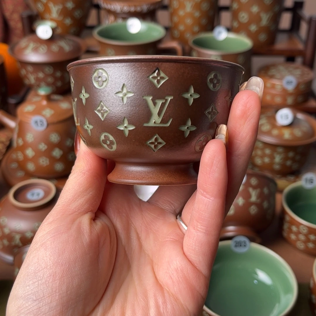 -****草木灰老花手工杯