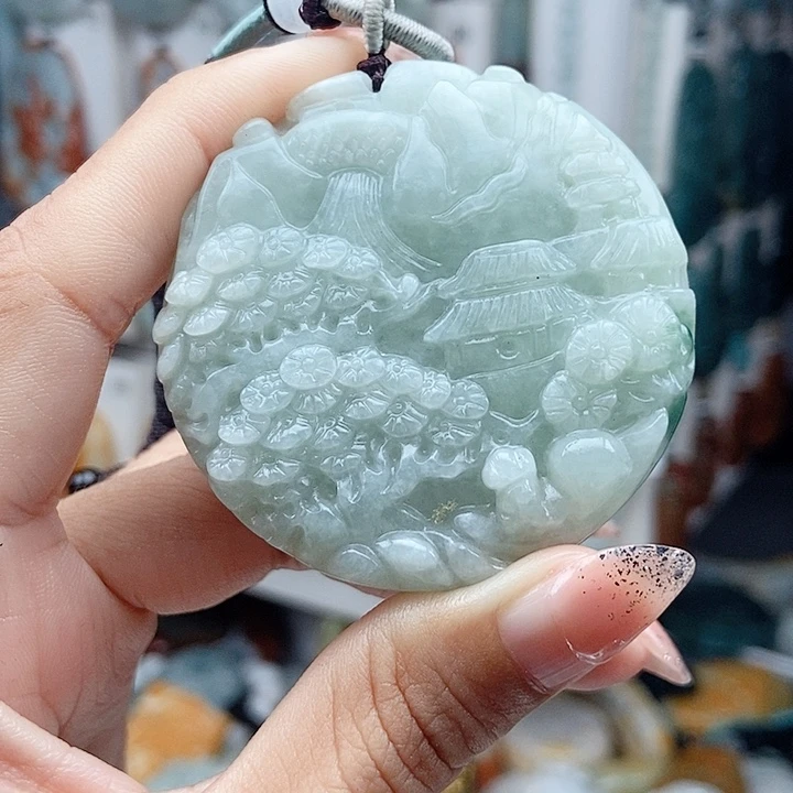 翡翠未镶嵌颈饰翡翠