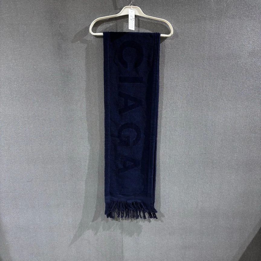 95新 Balenciaga/巴黎世家 (pm)大logo流苏围巾 无洗标/5623