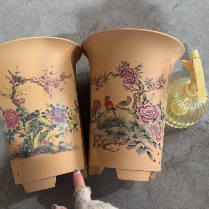 紫砂紫砂花盆破损补发高度25口径20俩只