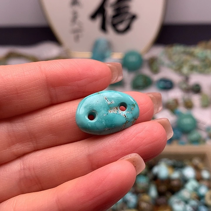 绿松石未镶嵌扣子