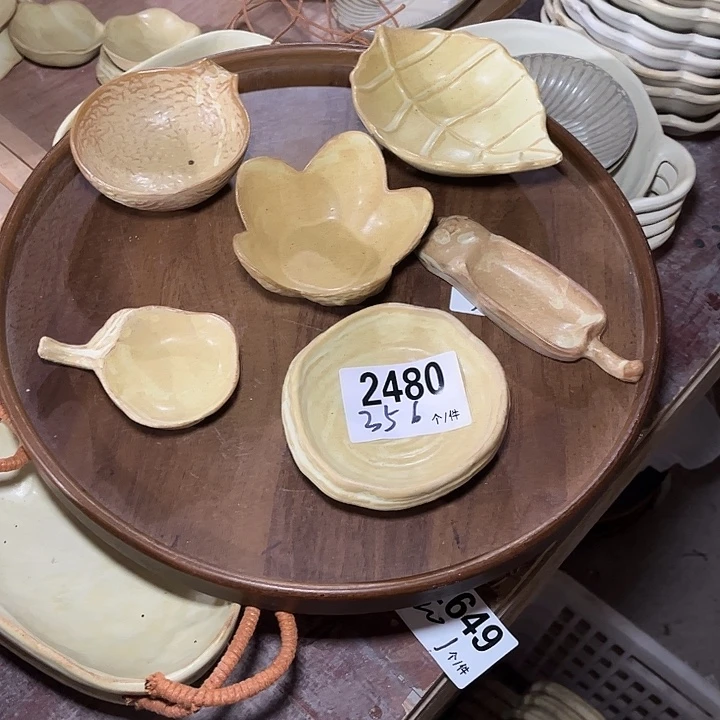 瓷微瑕外贸餐具2480